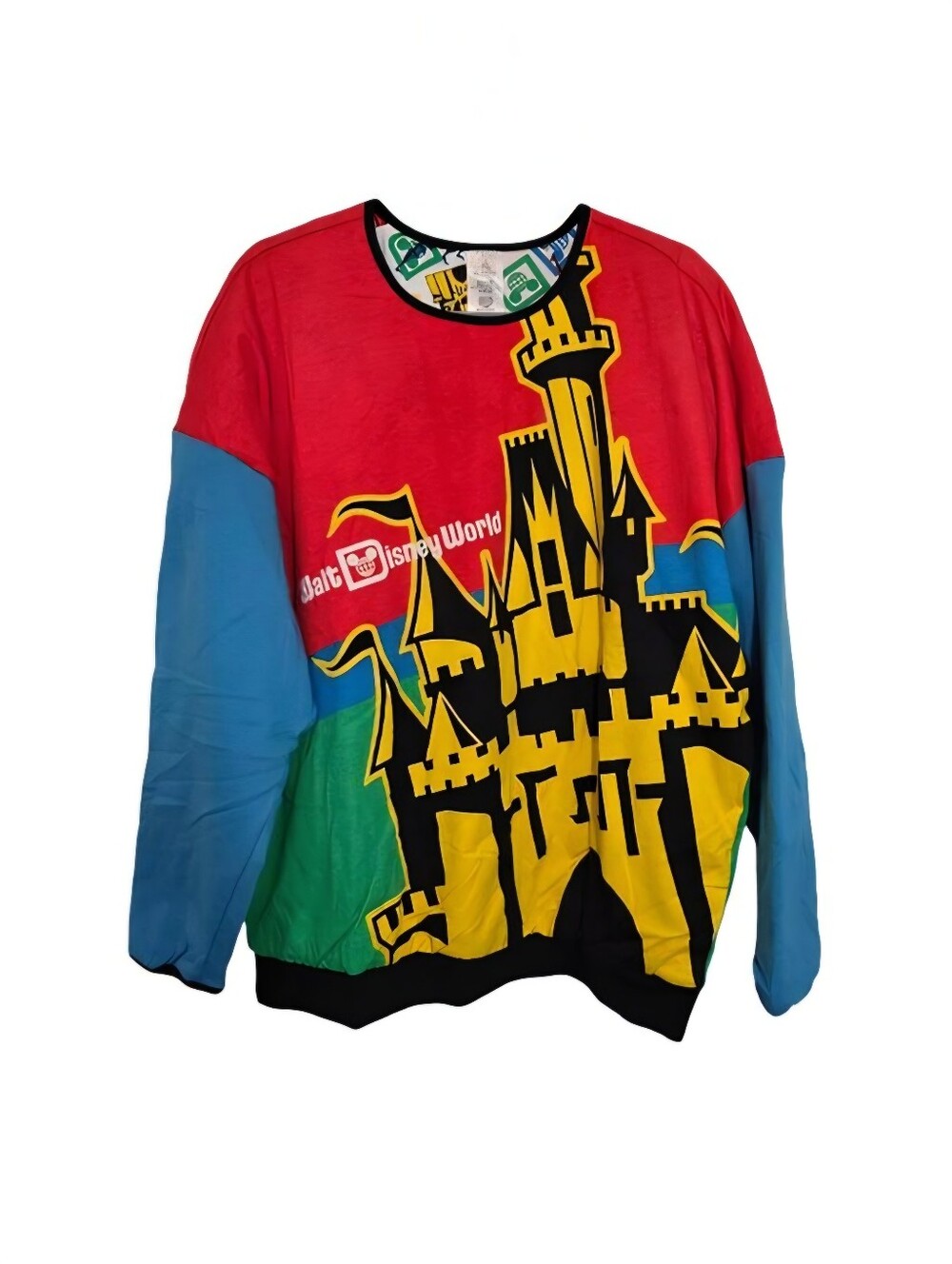 Disney Walt Disney World Cinderella's Castle Reversible Pullover - Size M/L  NWT